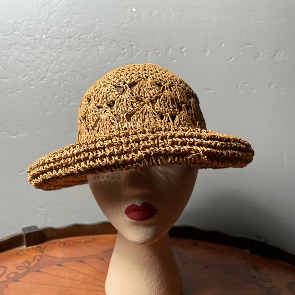 Straw Bowler Hat